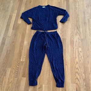 GAP Navy Blue Women's Jogger Set